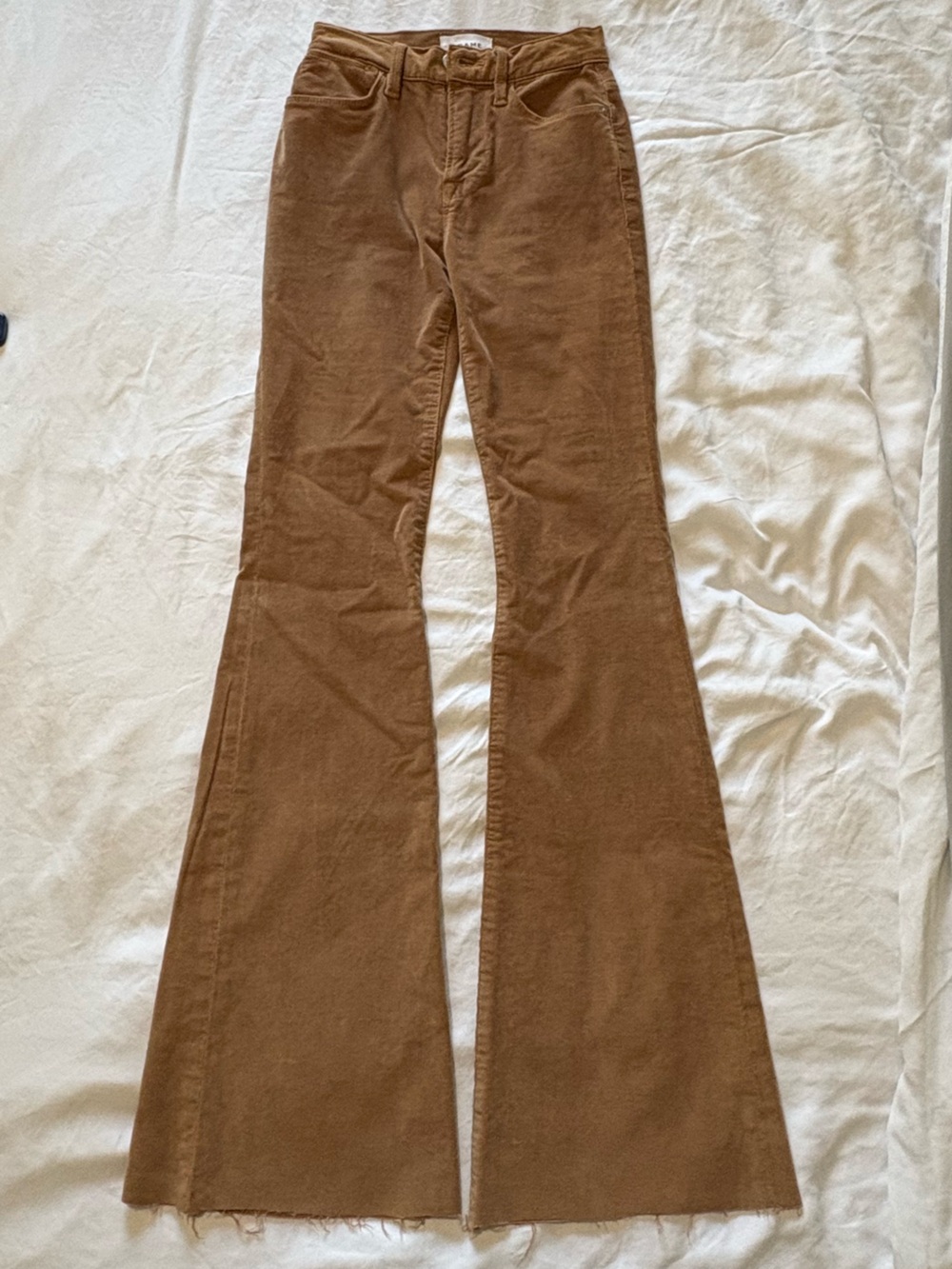 Frame - Tan - Corduroy - Le High Flare - Jeans - 24